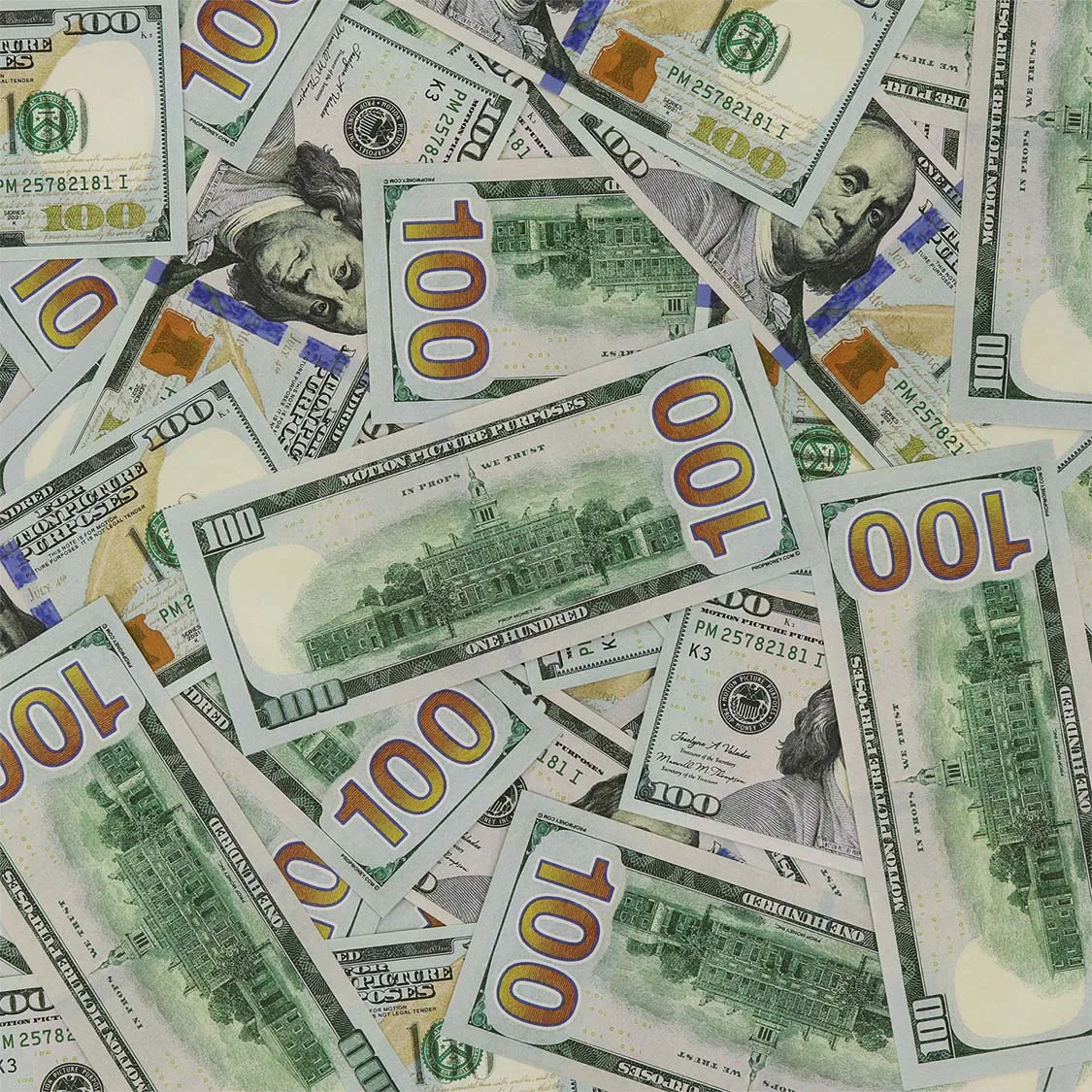 $500,000 Full Print New Series Stacks & Briefcase