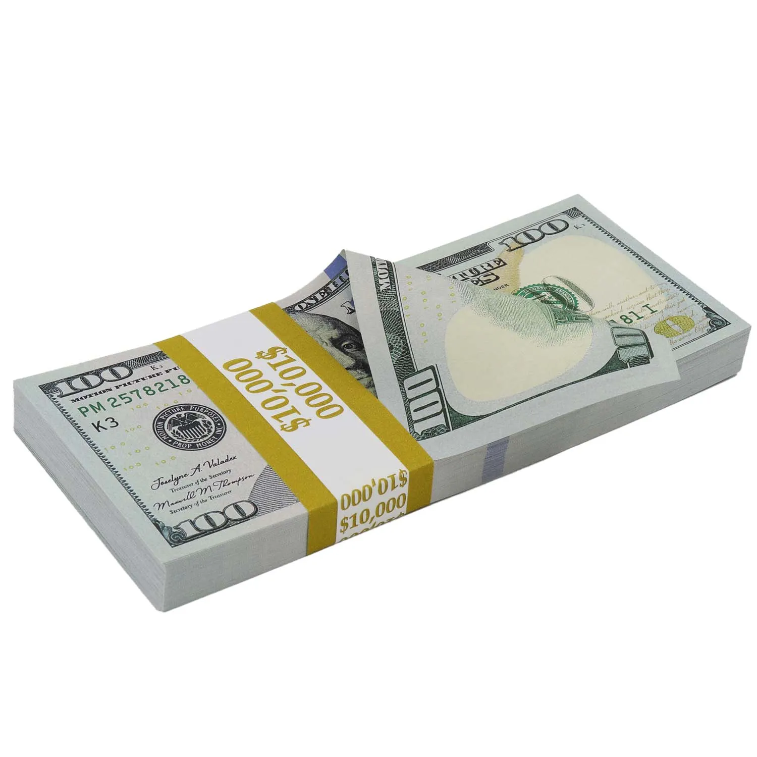 $500,000 Full Print New Series Stacks & Briefcase