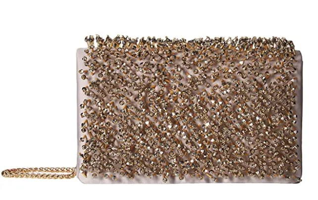 Adrianna Papell Nebraska Small Clutch OysterGold