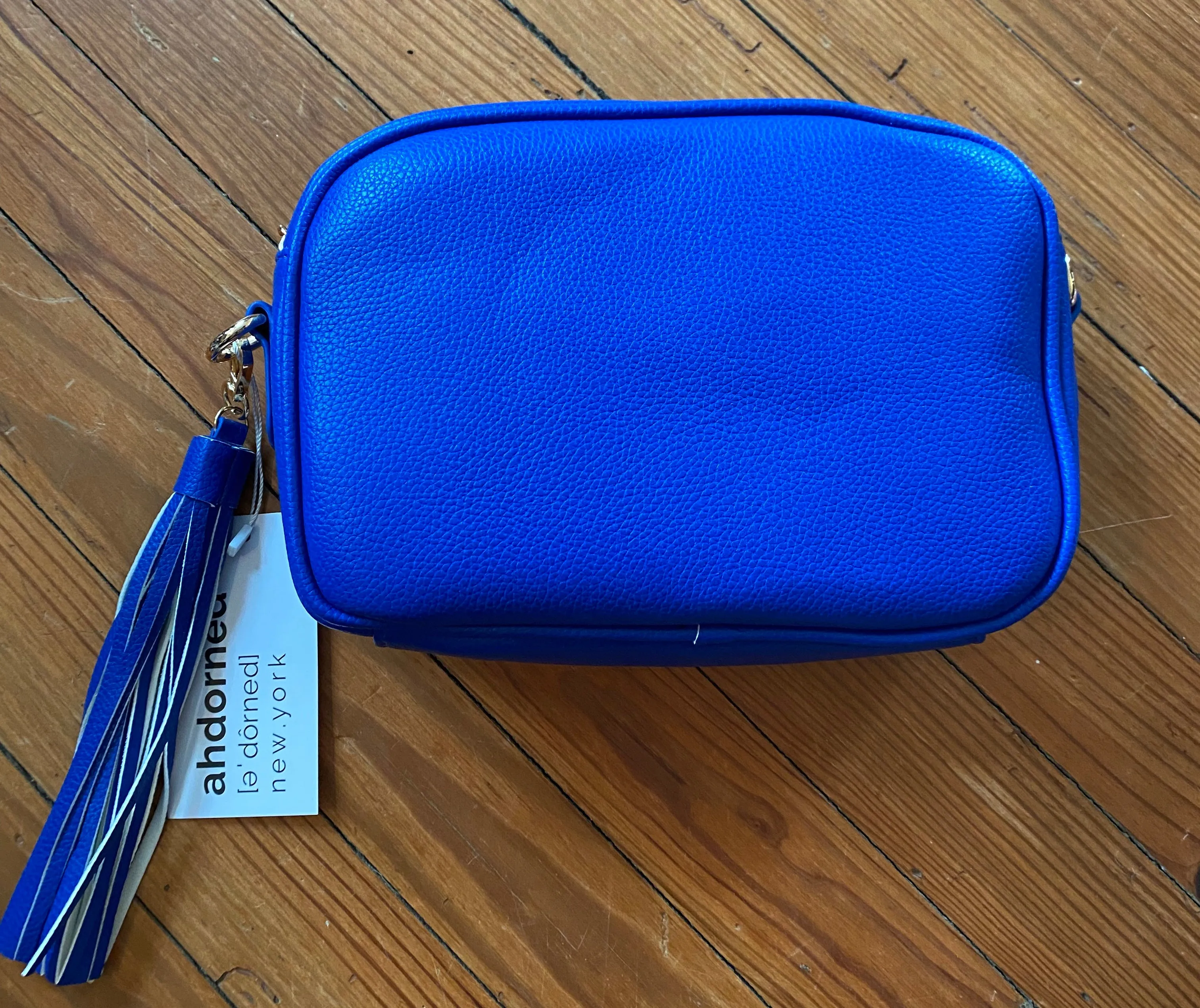 Ahdorned Crossbody Bag With Tassell