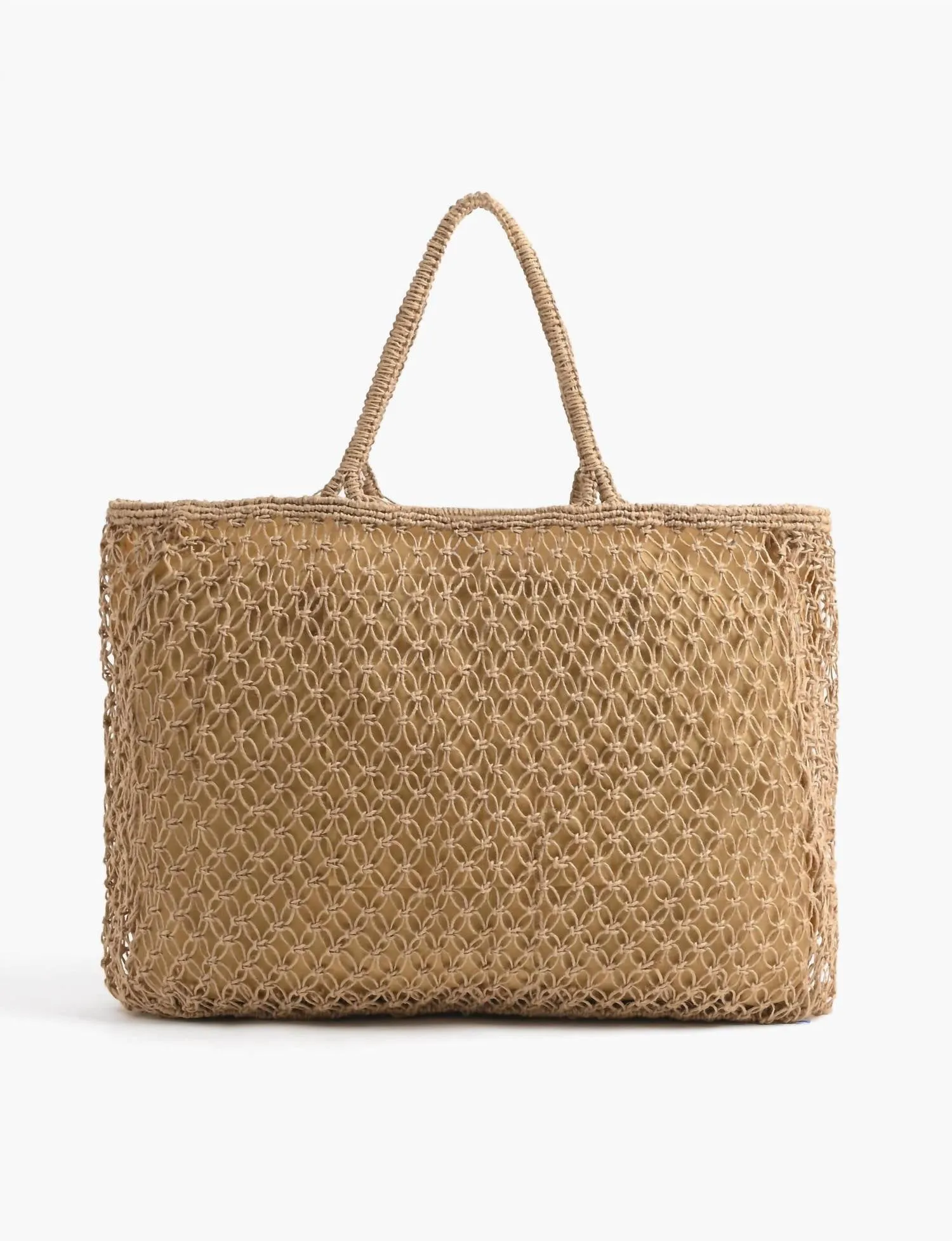 America & Beyond - Macrame Tote Bag