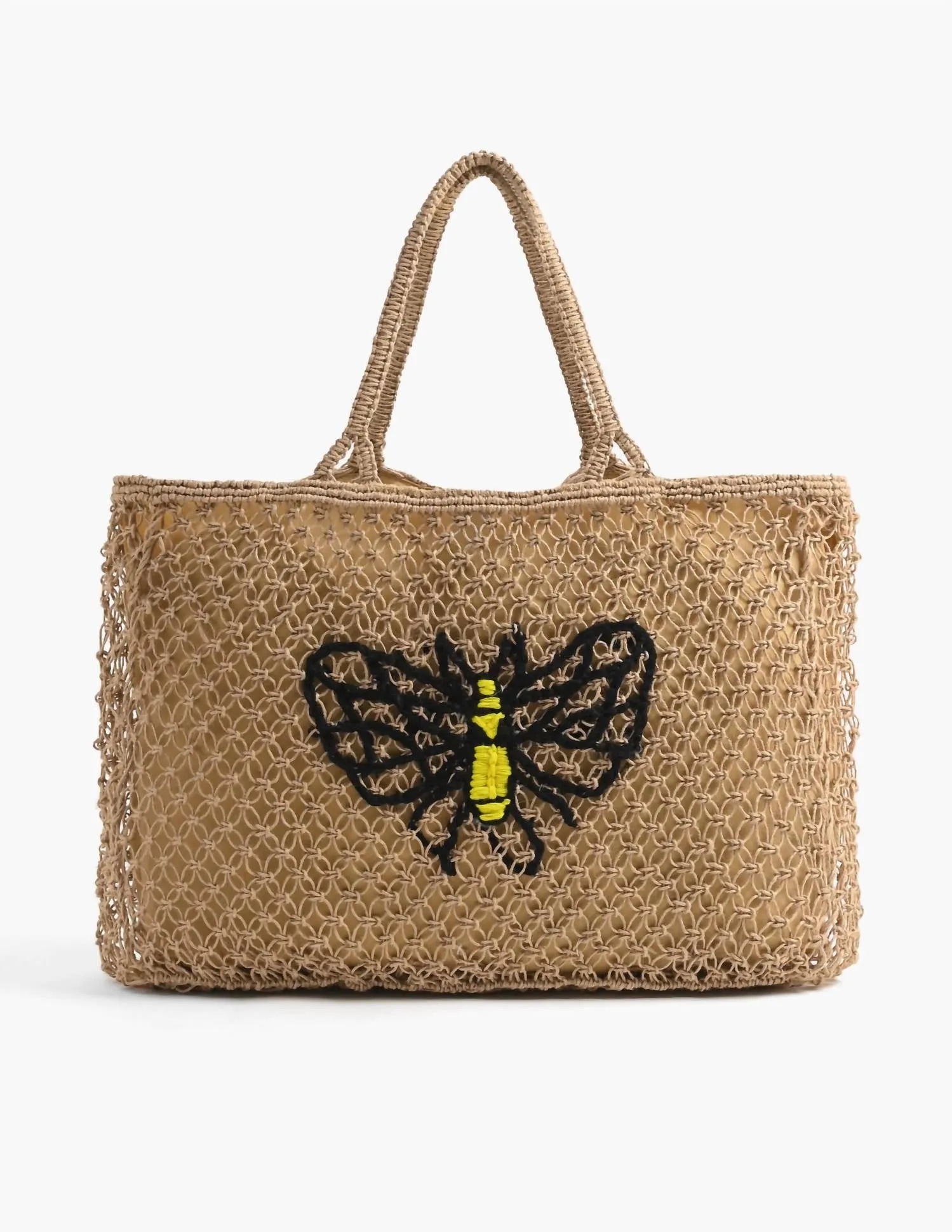 America & Beyond - Macrame Tote Bag