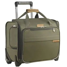 Briggs & Riley Baseline-Softside Rolling Cabin Upright Bag, Olive