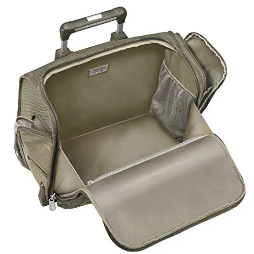 Briggs & Riley Baseline-Softside Rolling Cabin Upright Bag, Olive