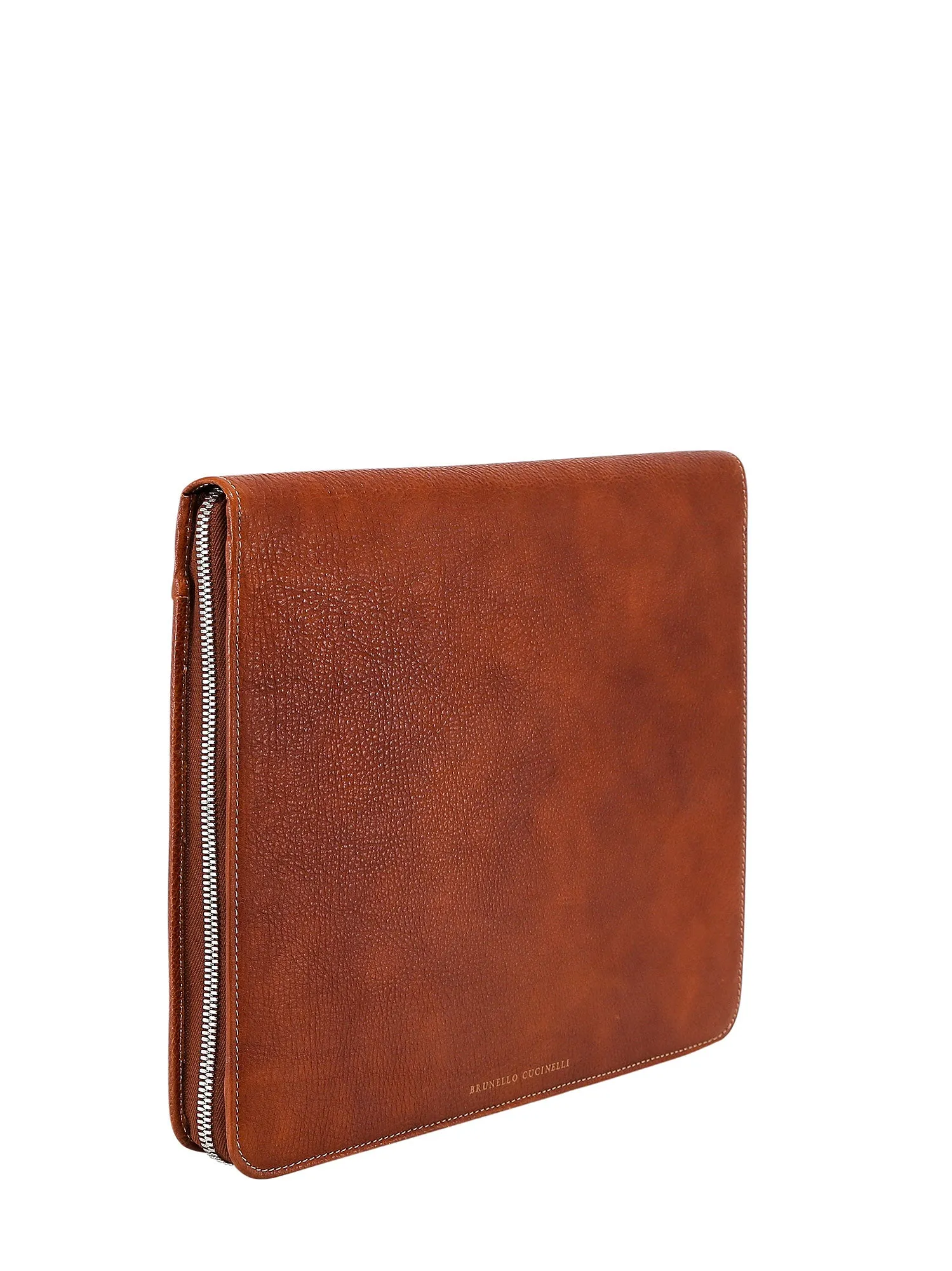 Brunello Cucinelli Zipped Laptop Bag