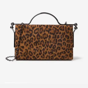 Buckled Glossy Clutch Gerald Bags