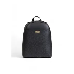 Calvin Klein Black Recycled Polyester Backpack