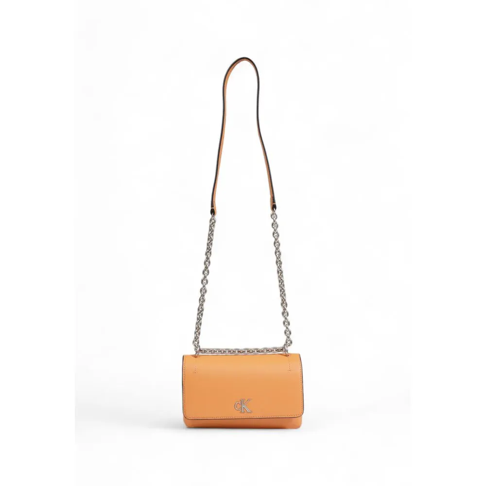 Calvin Klein Jeans Orange Recycled Polyester Handbag