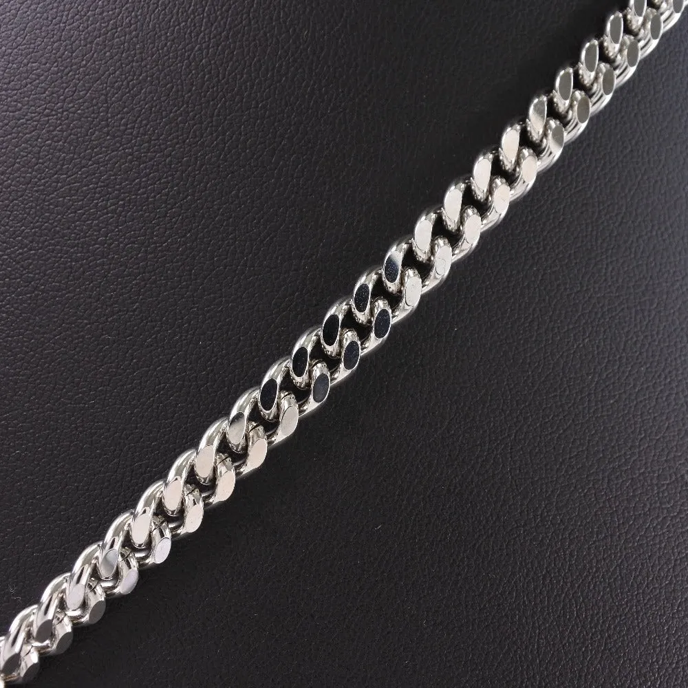 Christian Dior Dior Logo Bar Chain Wallet Wallet Chain Wallet Vintage French Silver Logo Bar sic
