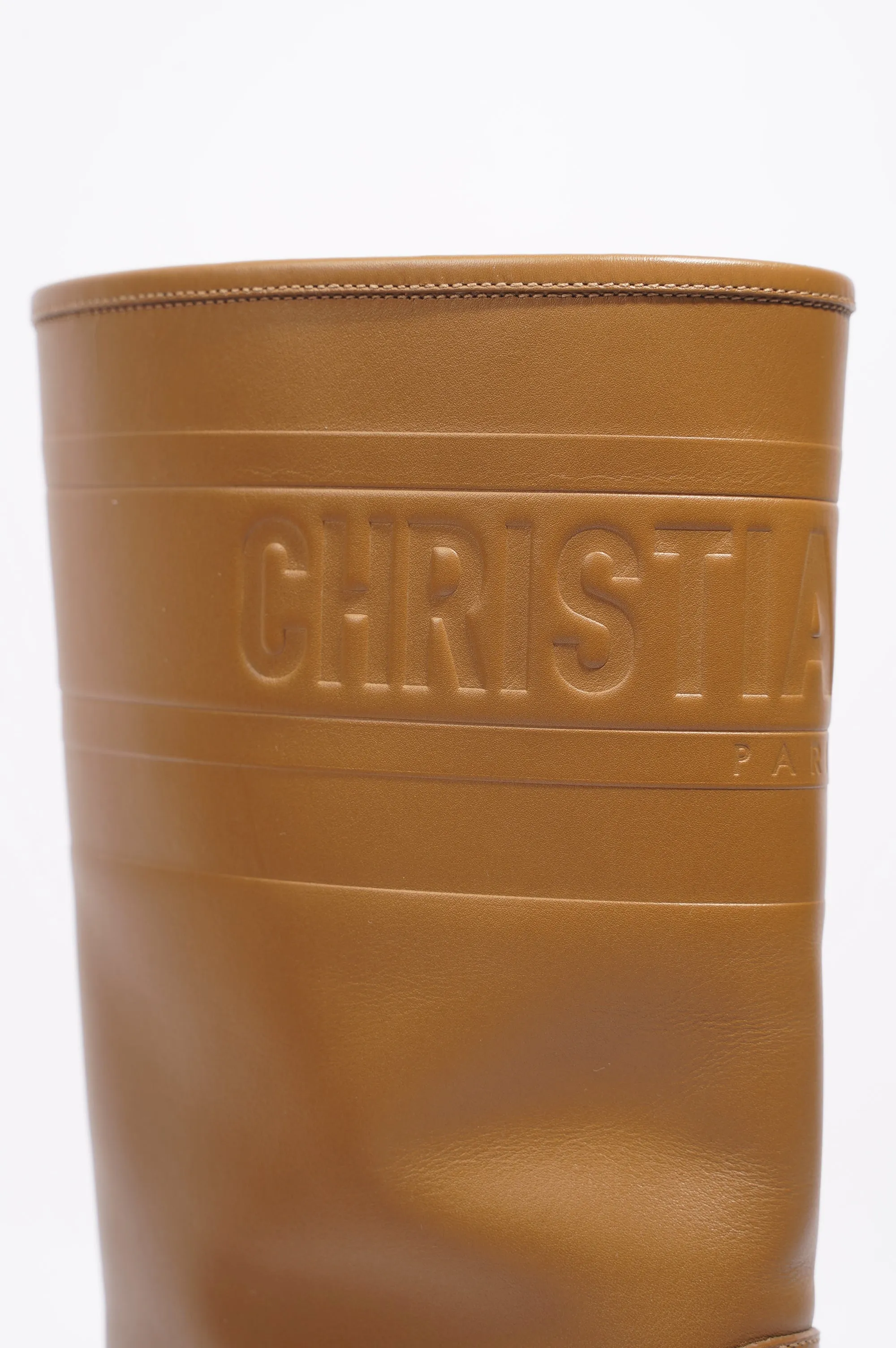 Christian Dior Quest Brown Leather EU 37.5 UK 4.5