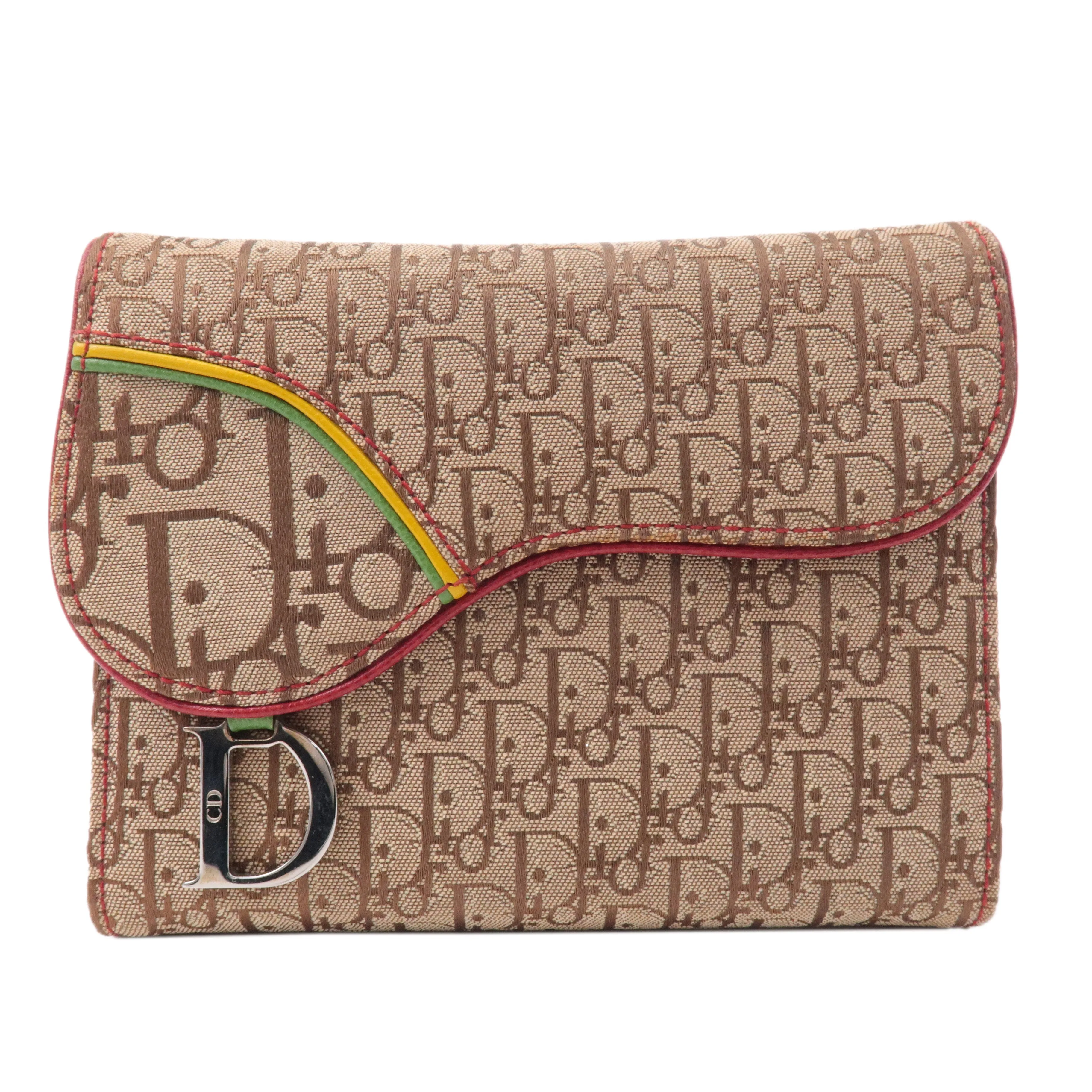 Christian Dior Rasta Trotter Canvas Leather Planner Cover Beige