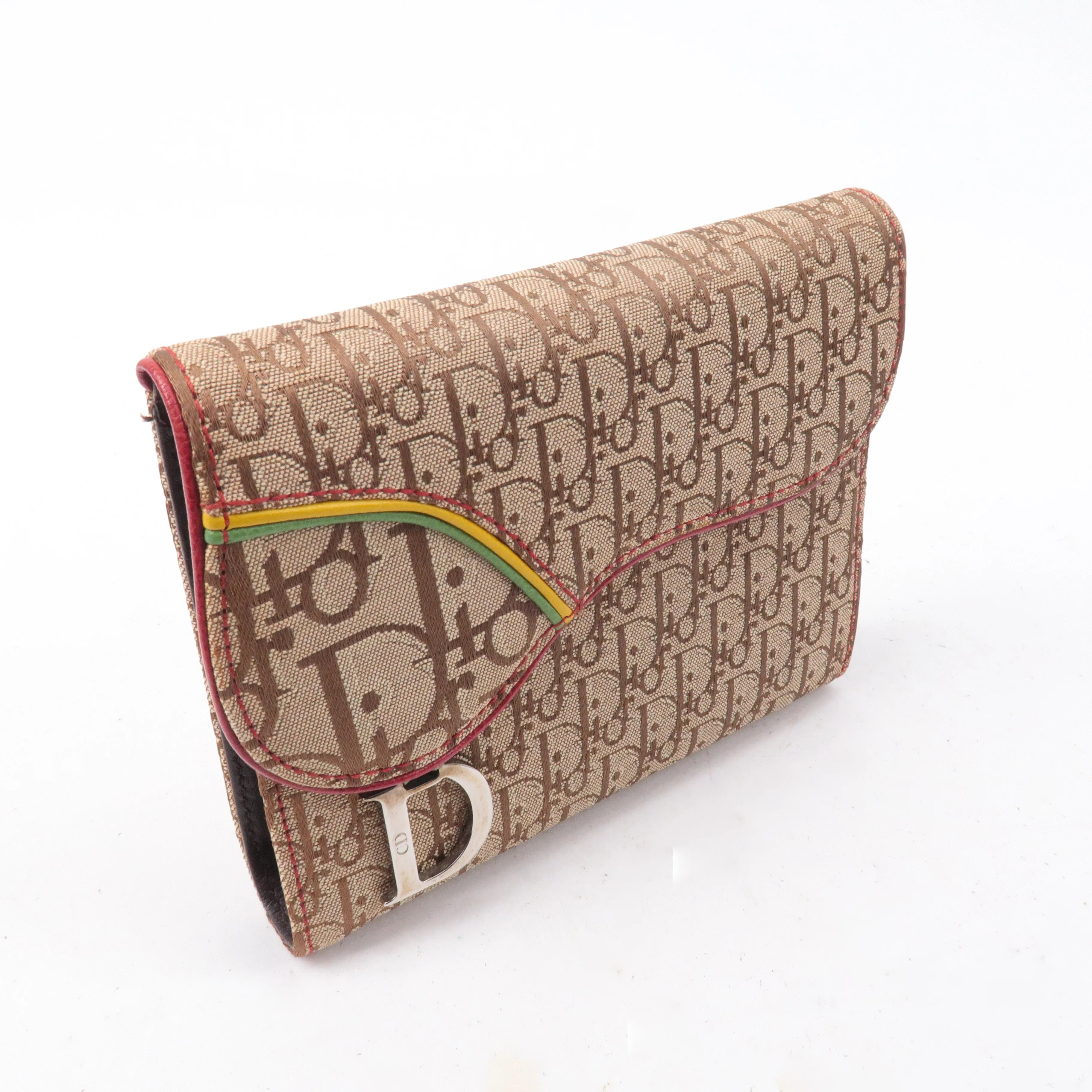 Christian Dior Rasta Trotter Canvas Leather Planner Cover Beige