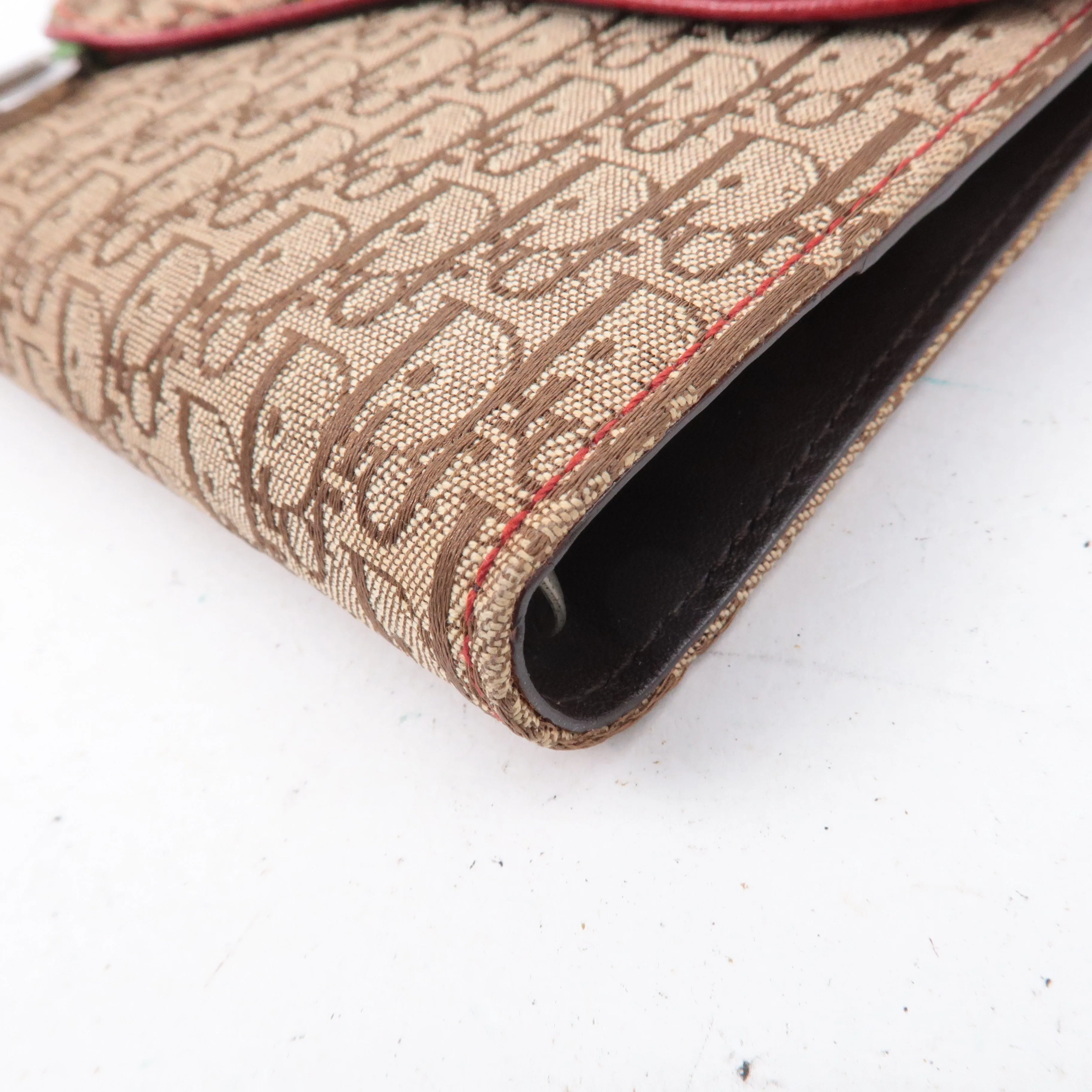 Christian Dior Rasta Trotter Canvas Leather Planner Cover Beige