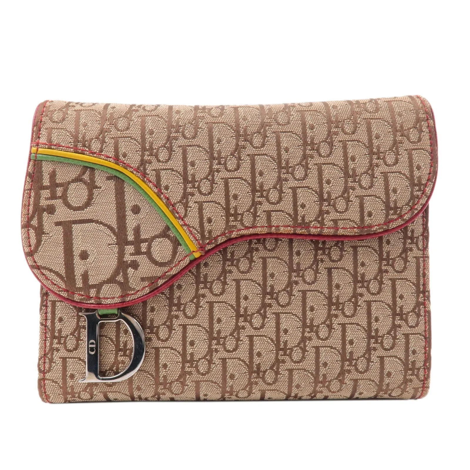 Christian Dior Rasta Trotter Canvas Leather Planner Cover Beige