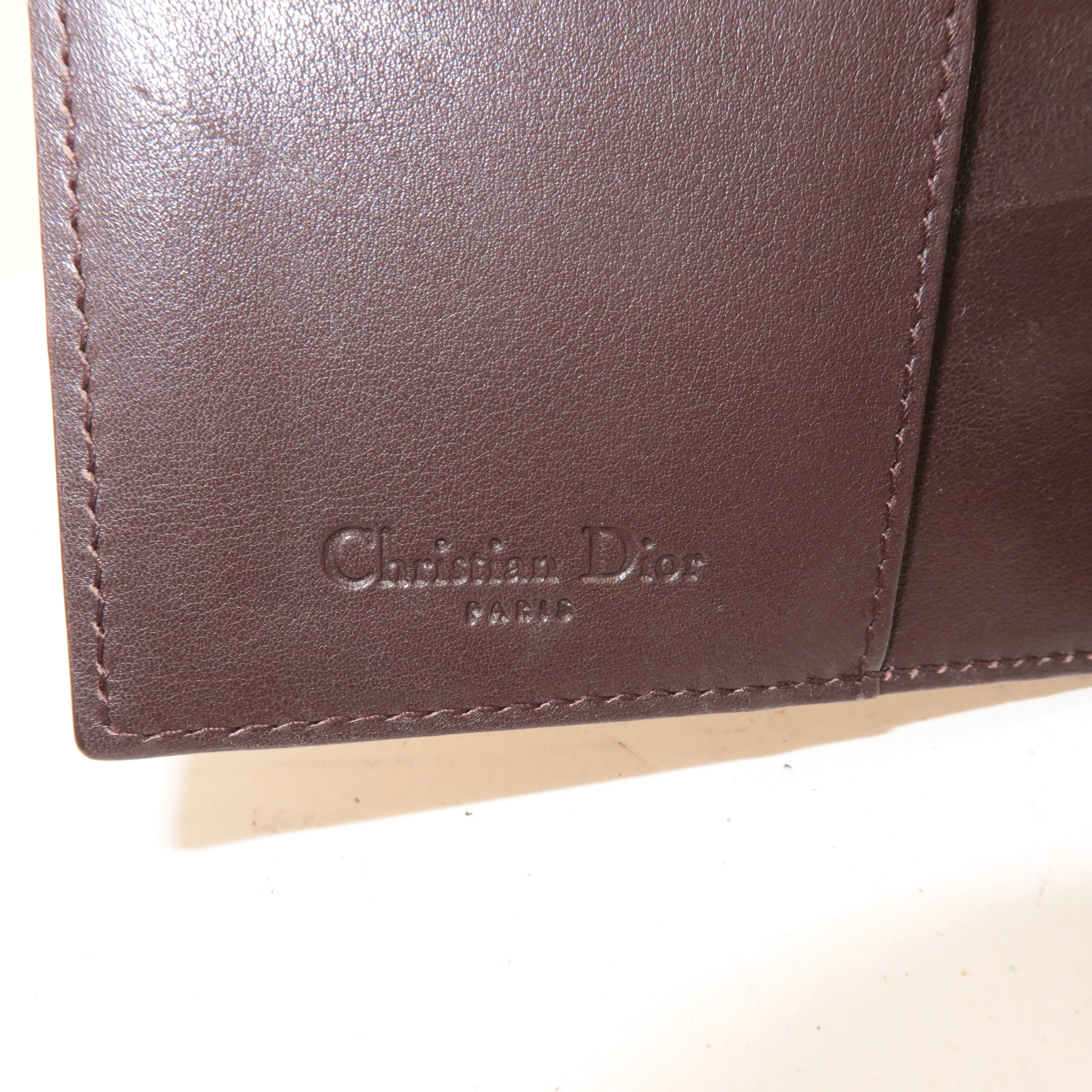 Christian Dior Rasta Trotter Canvas Leather Planner Cover Beige
