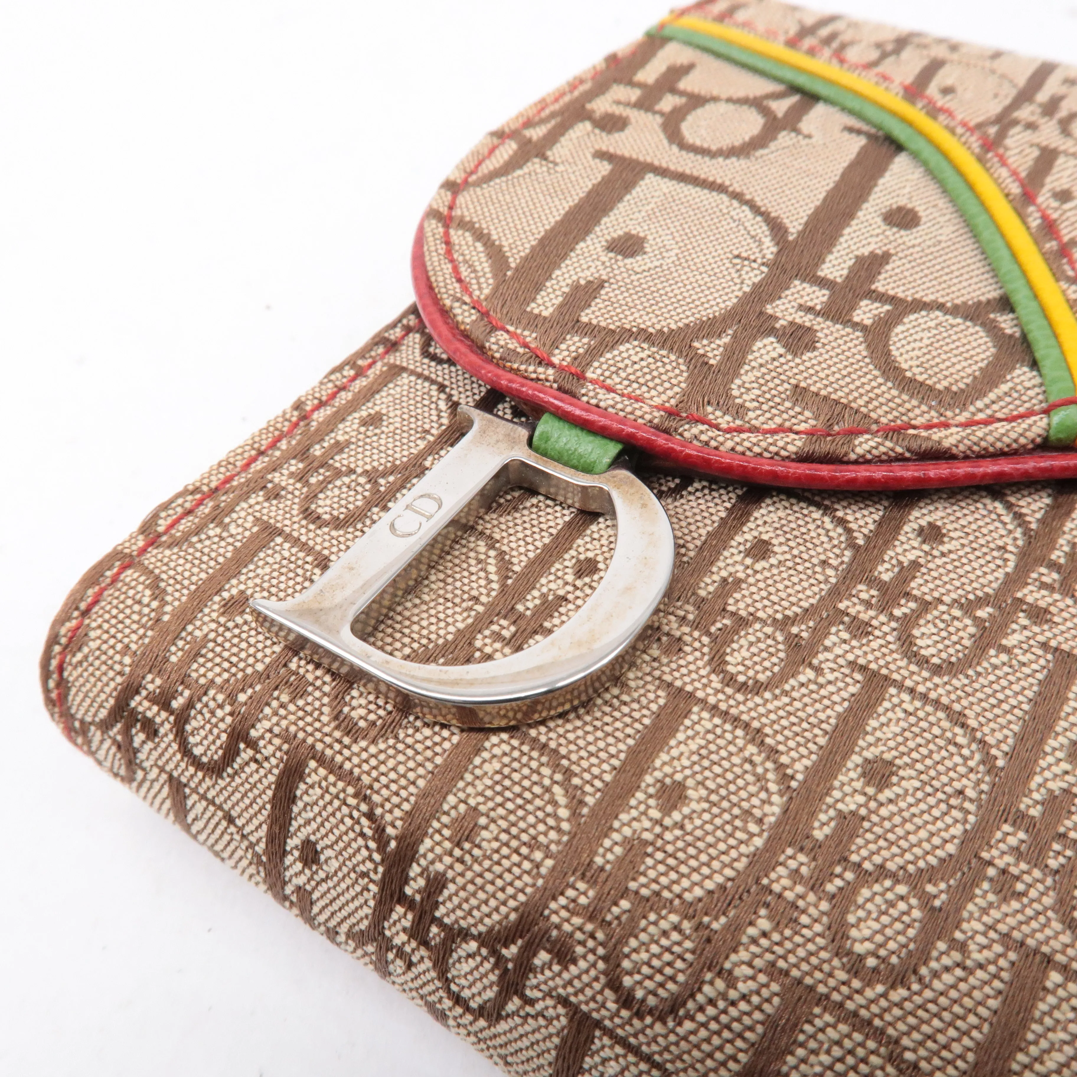 Christian Dior Rasta Trotter Canvas Leather Planner Cover Beige