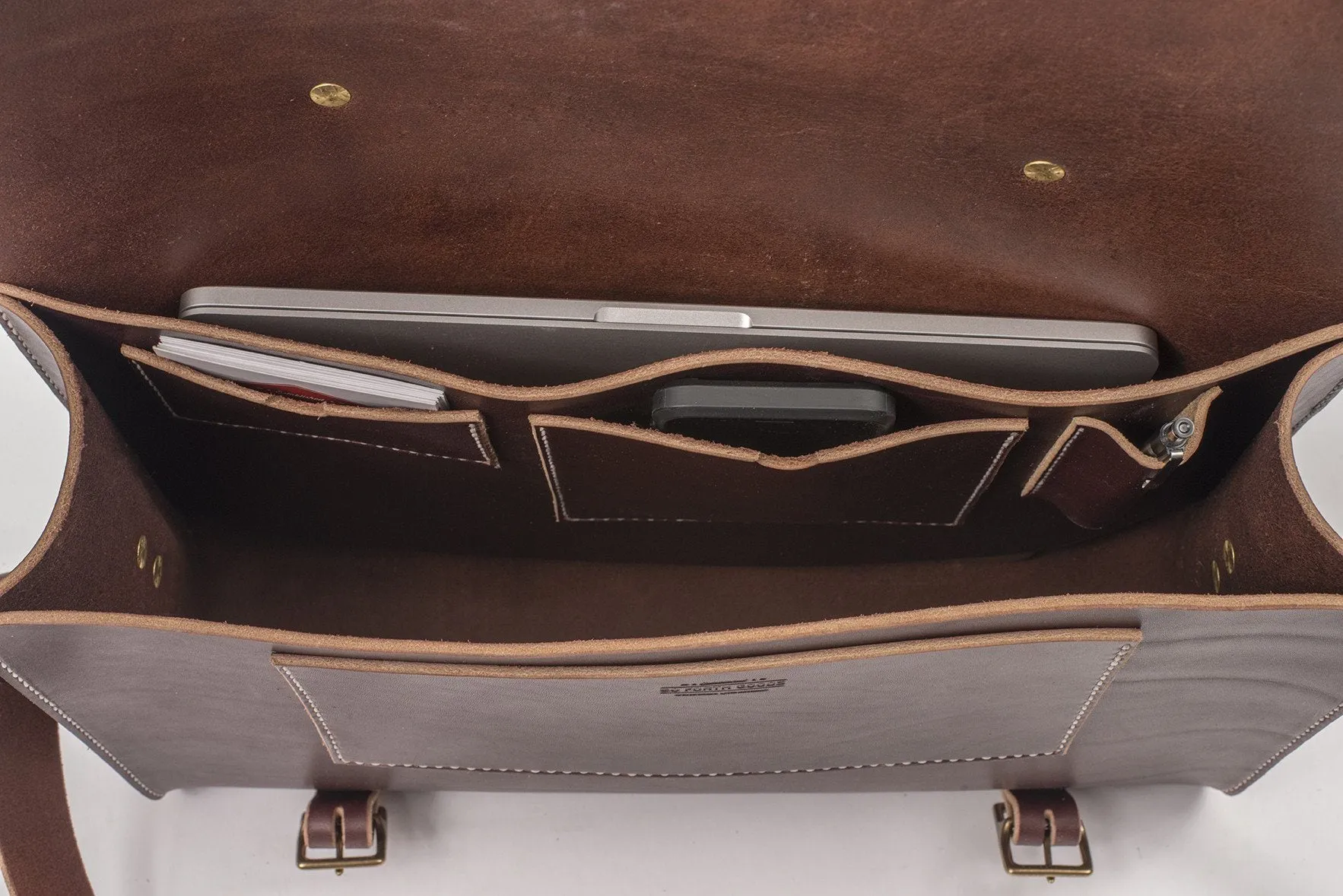 COOPER SATCHEL LEATHER SATCHEL BRIEFCASE