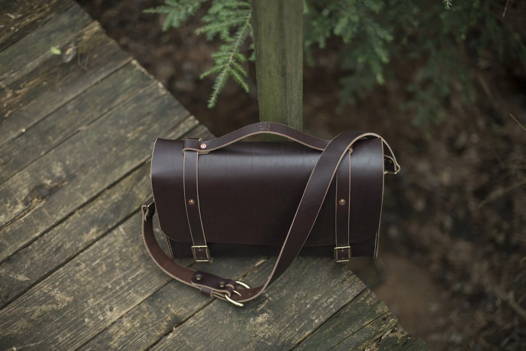 COOPER SATCHEL LEATHER SATCHEL BRIEFCASE