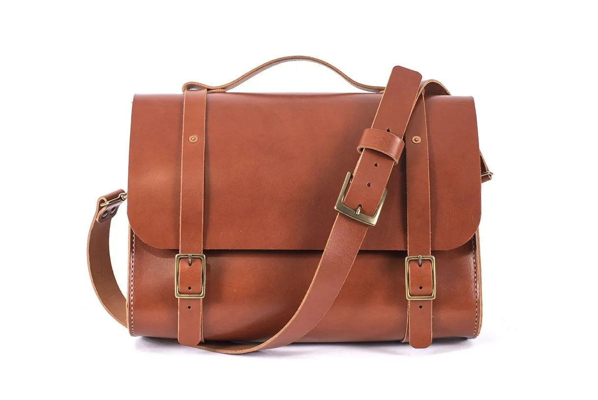 COOPER SATCHEL LEATHER SATCHEL BRIEFCASE