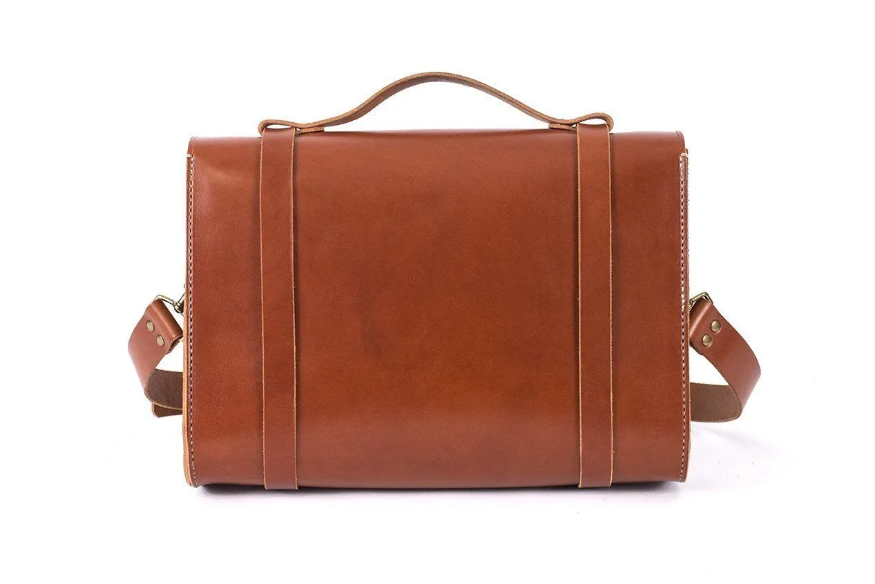 COOPER SATCHEL LEATHER SATCHEL BRIEFCASE