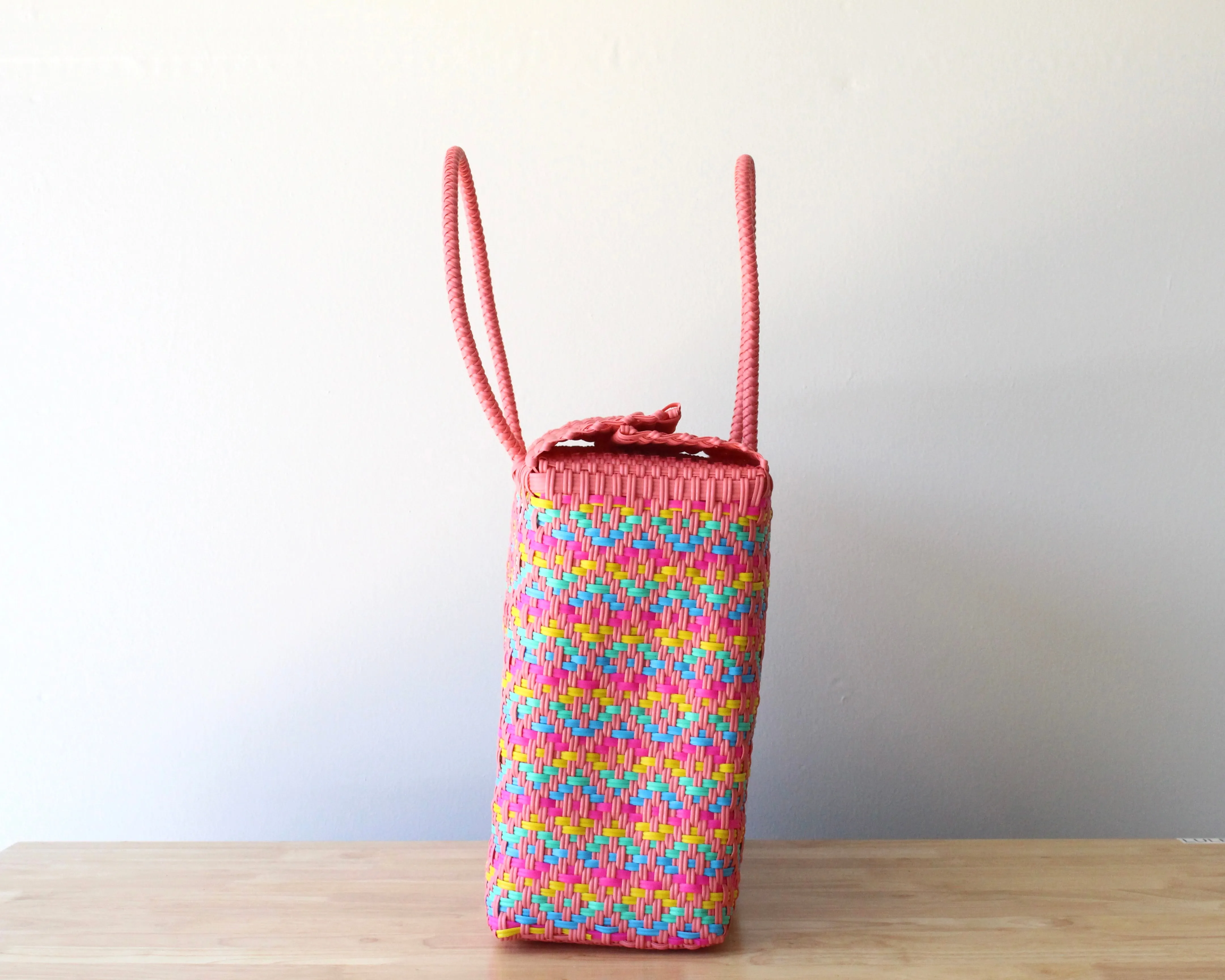 Coral & Colors Artisan Basket by MexiMexi
