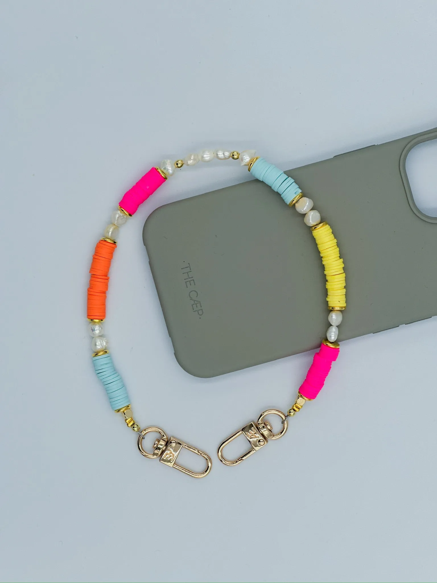 Coral Phone Wristlet