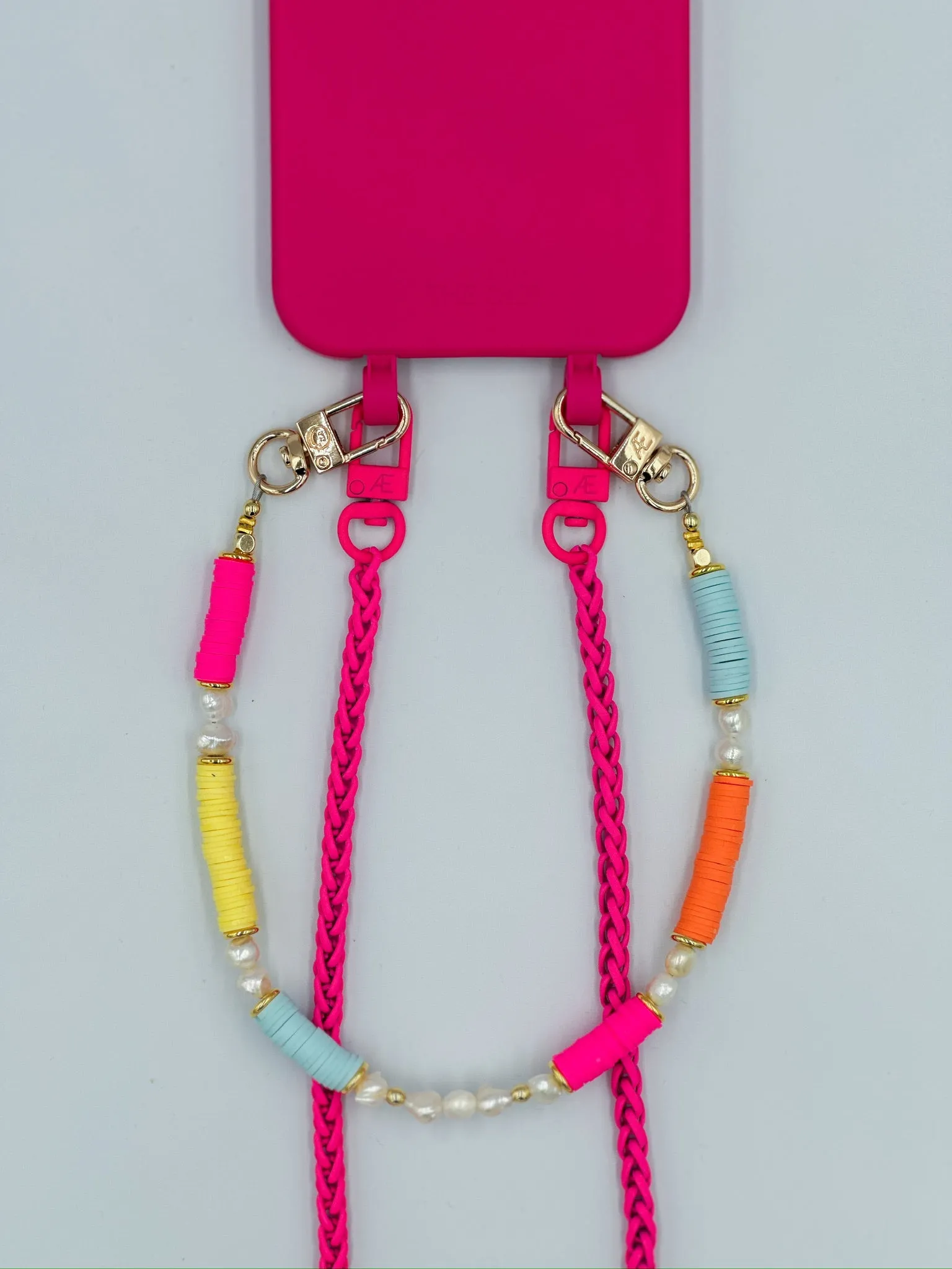 Coral Phone Wristlet