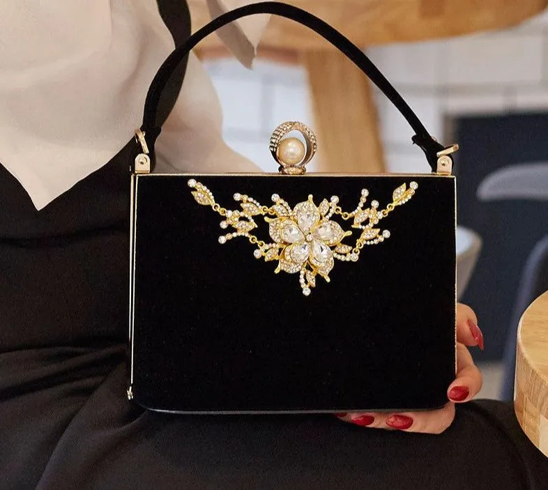 Crystal Clutches Bag Party purse Handbag crossbody messenger Purse