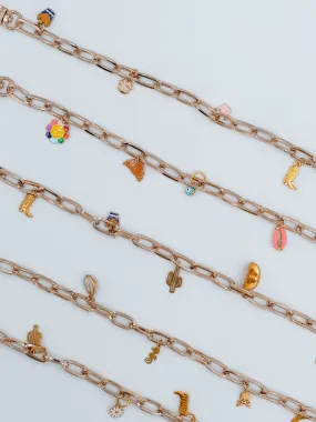 Custom Charm Bar Wristlet