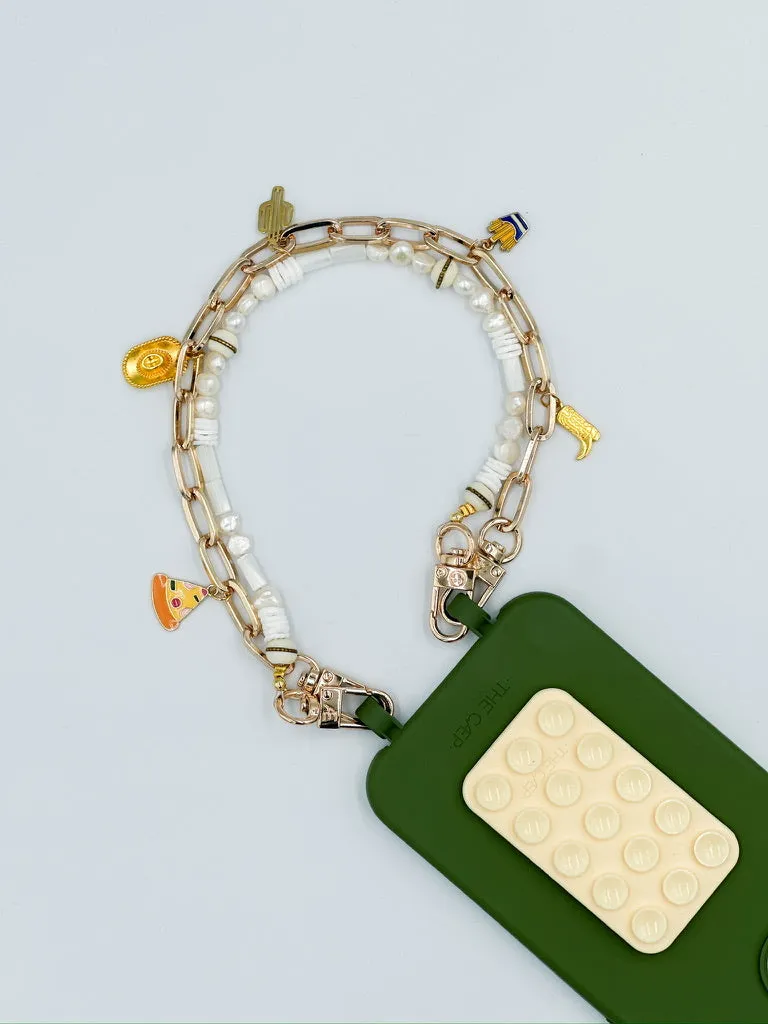 Custom Charm Bar Wristlet