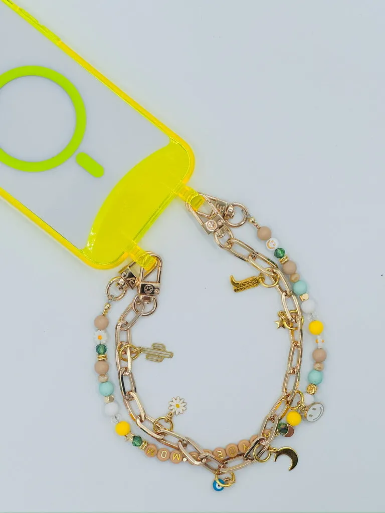 Custom Charm Bar Wristlet