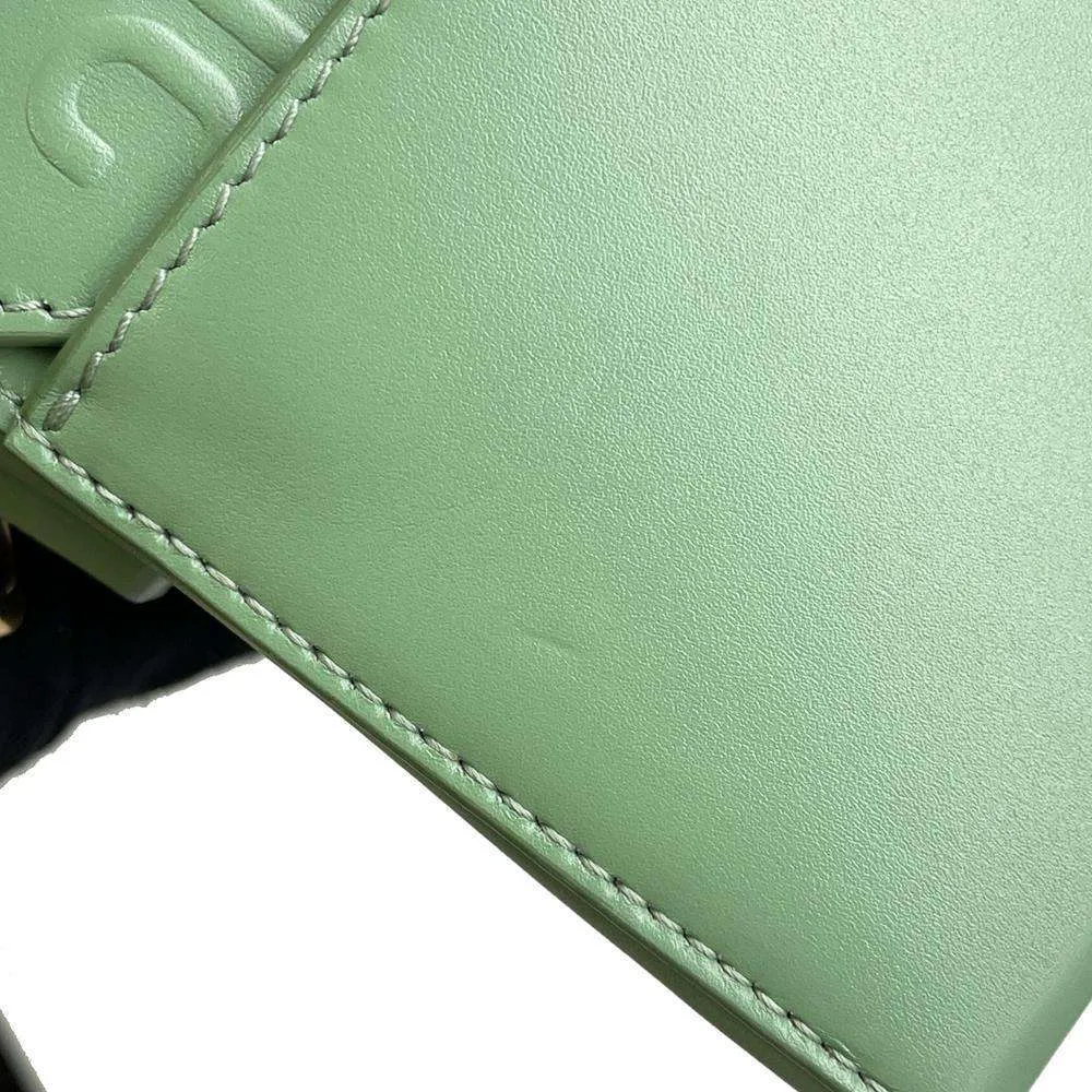 Dior 30Montaigne Shoulder Bag Green Leather