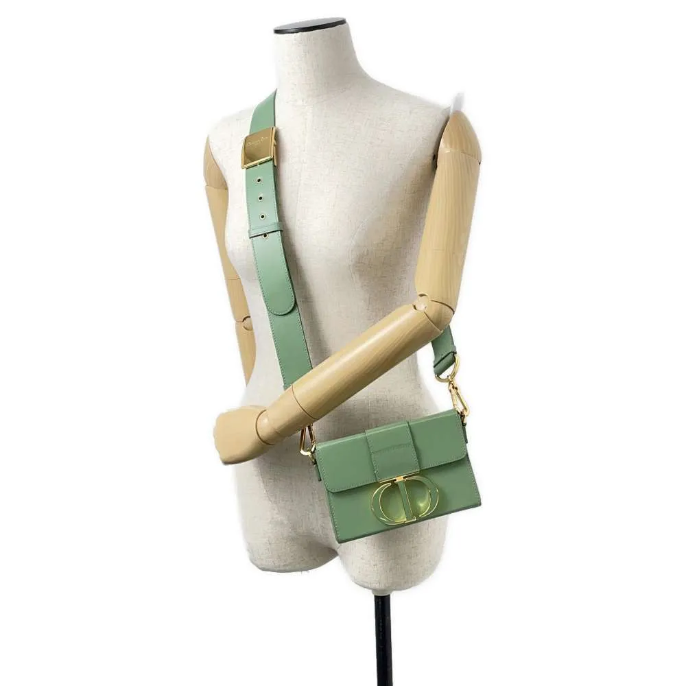 Dior 30Montaigne Shoulder Bag Green Leather