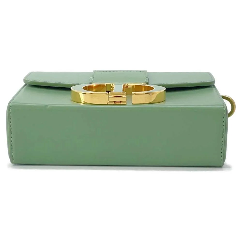 Dior 30Montaigne Shoulder Bag Green Leather