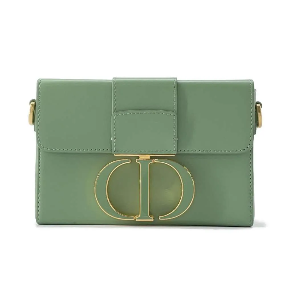 Dior 30Montaigne Shoulder Bag Green Leather