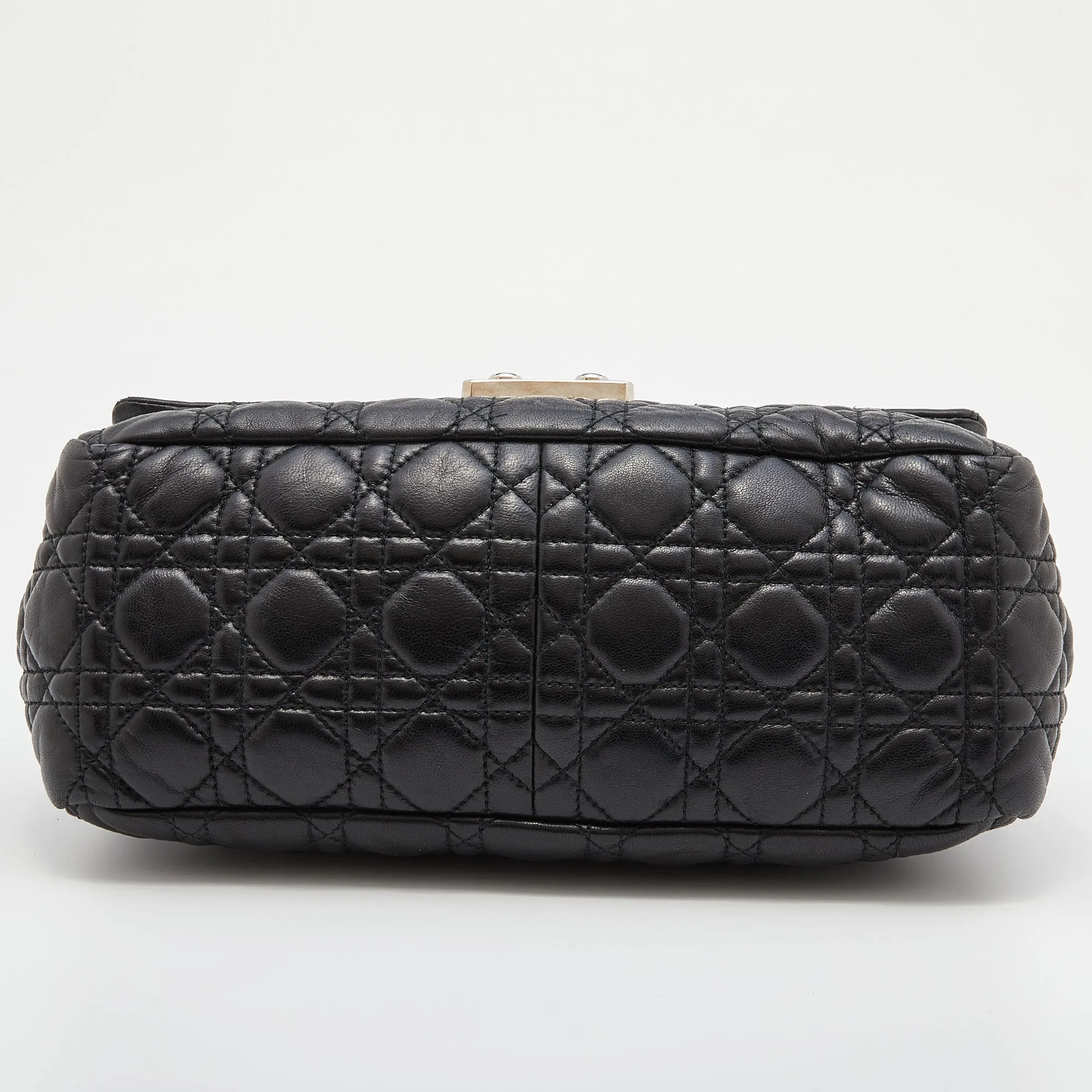 DIOR Black Cannage Leather Miss  Flap Bag