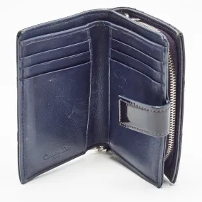 DIOR Purple Cannage Patent Leather Lady  5 Gusset Card Holder