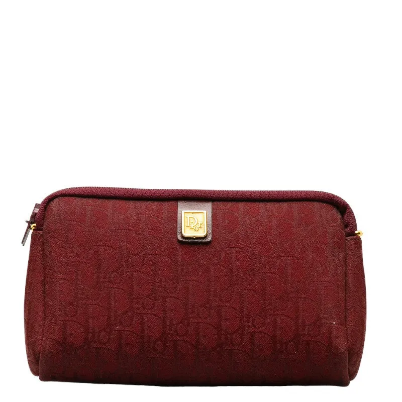 Dior Trotter Clutch Bag  Canvas Vanity Bag in Good condition