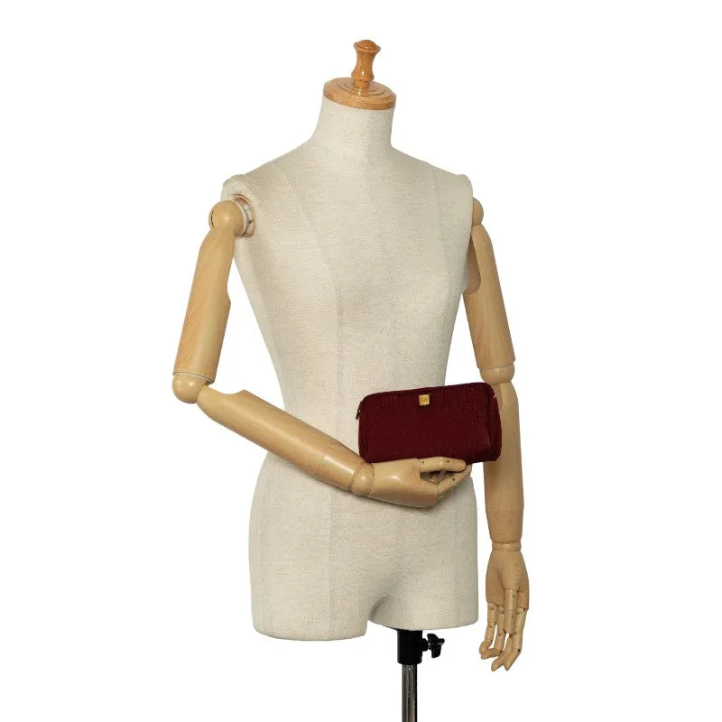 Dior Trotter Clutch Bag  Canvas Vanity Bag in Good condition