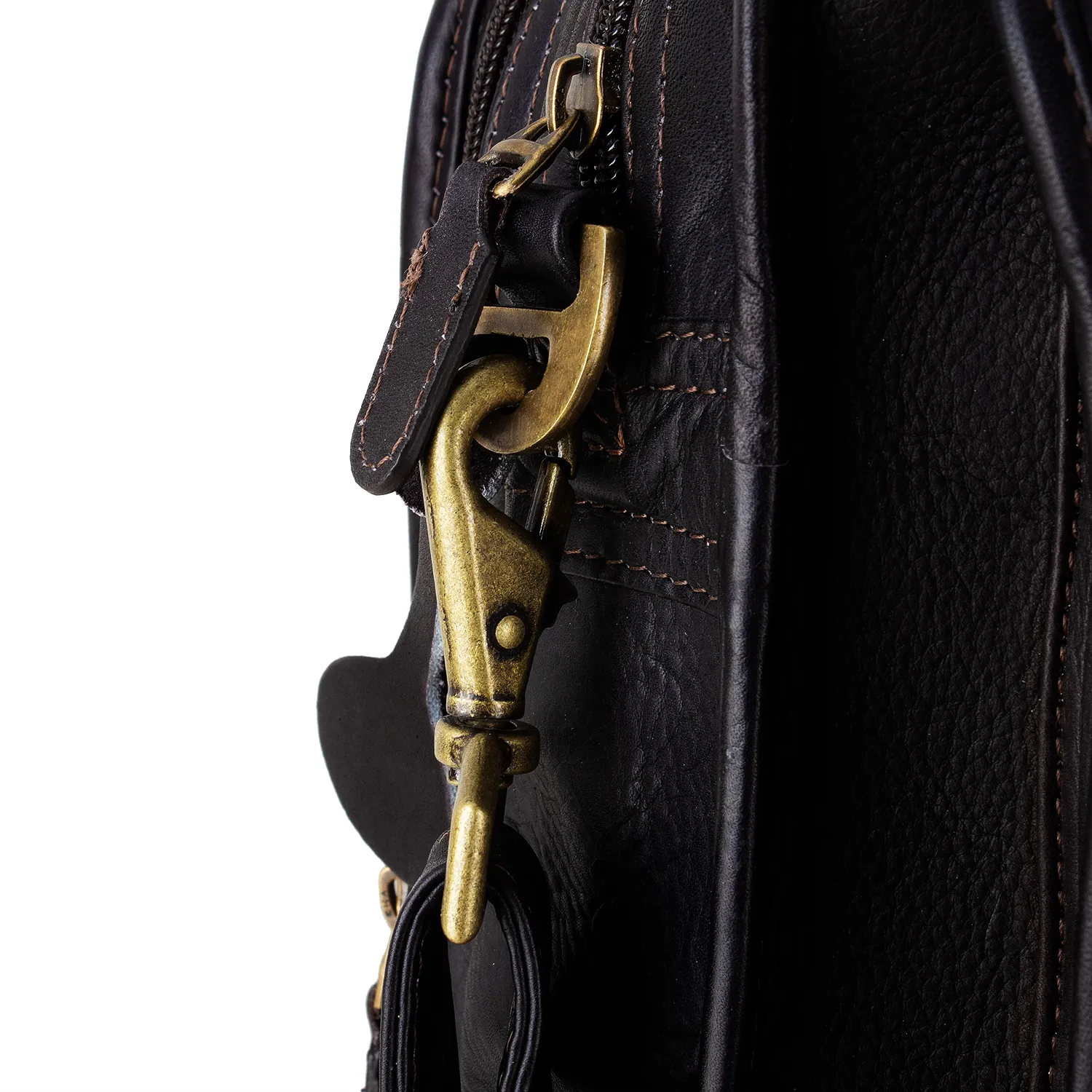 Dorado Leather Expandable Fan-File Brief