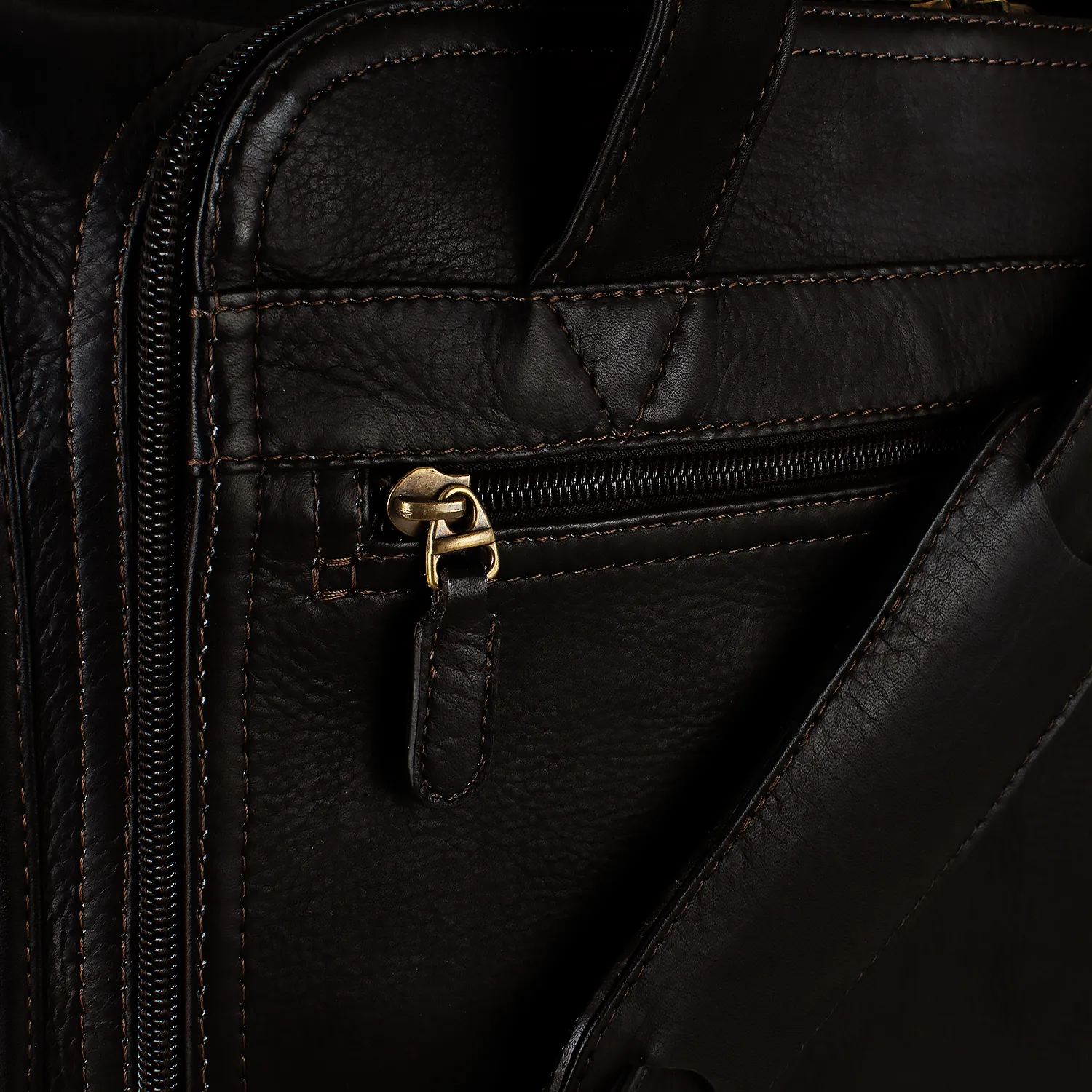 Dorado Leather Expandable Fan-File Brief