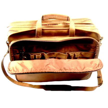 Dorado Leather Expandable Fan-File Brief