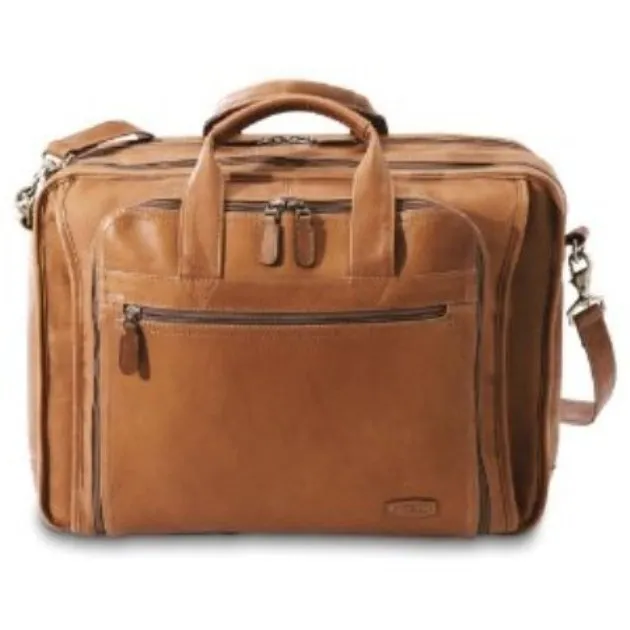 Dorado Leather Expandable Fan-File Brief