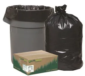 Earthsense Liner Low-density 33x39 33 Gallon 1.25mil Flat Black 100 Per Case