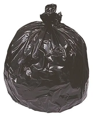 Earthsense Liner Low-density 40x46 45 Gallon 2mil Flat Black 100 Per Case