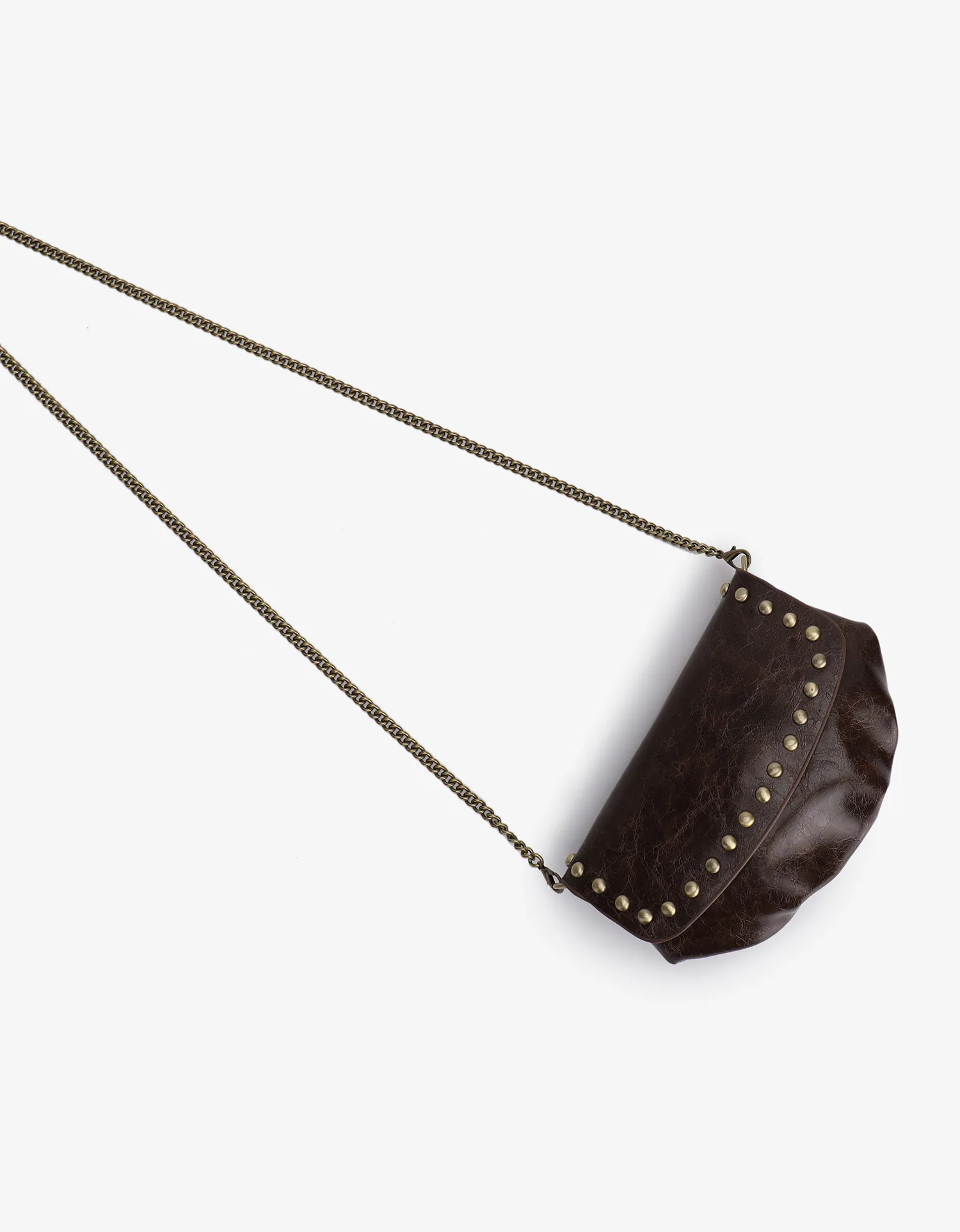 ETTA WAXED STUDDED ESPRESSO