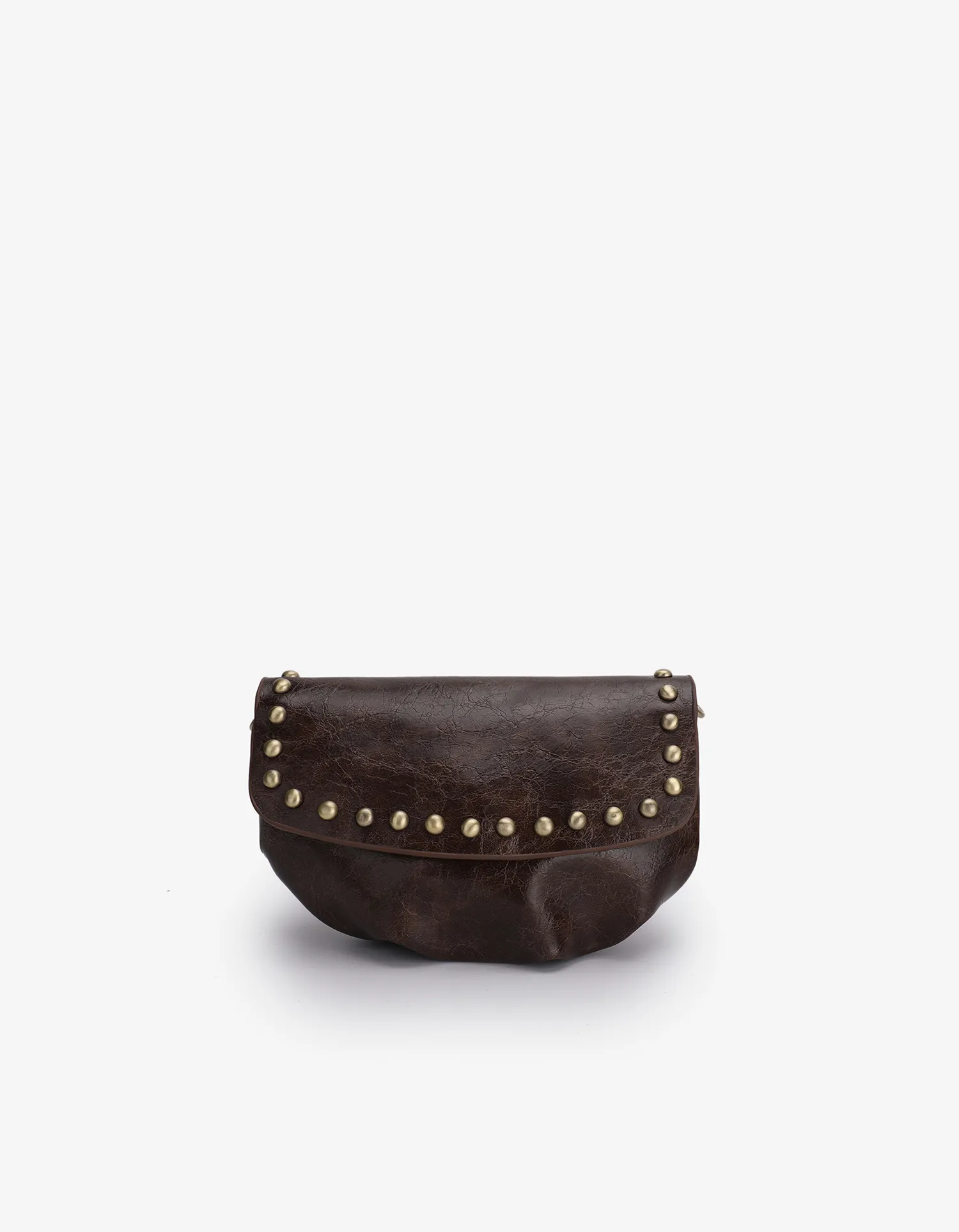 ETTA WAXED STUDDED ESPRESSO