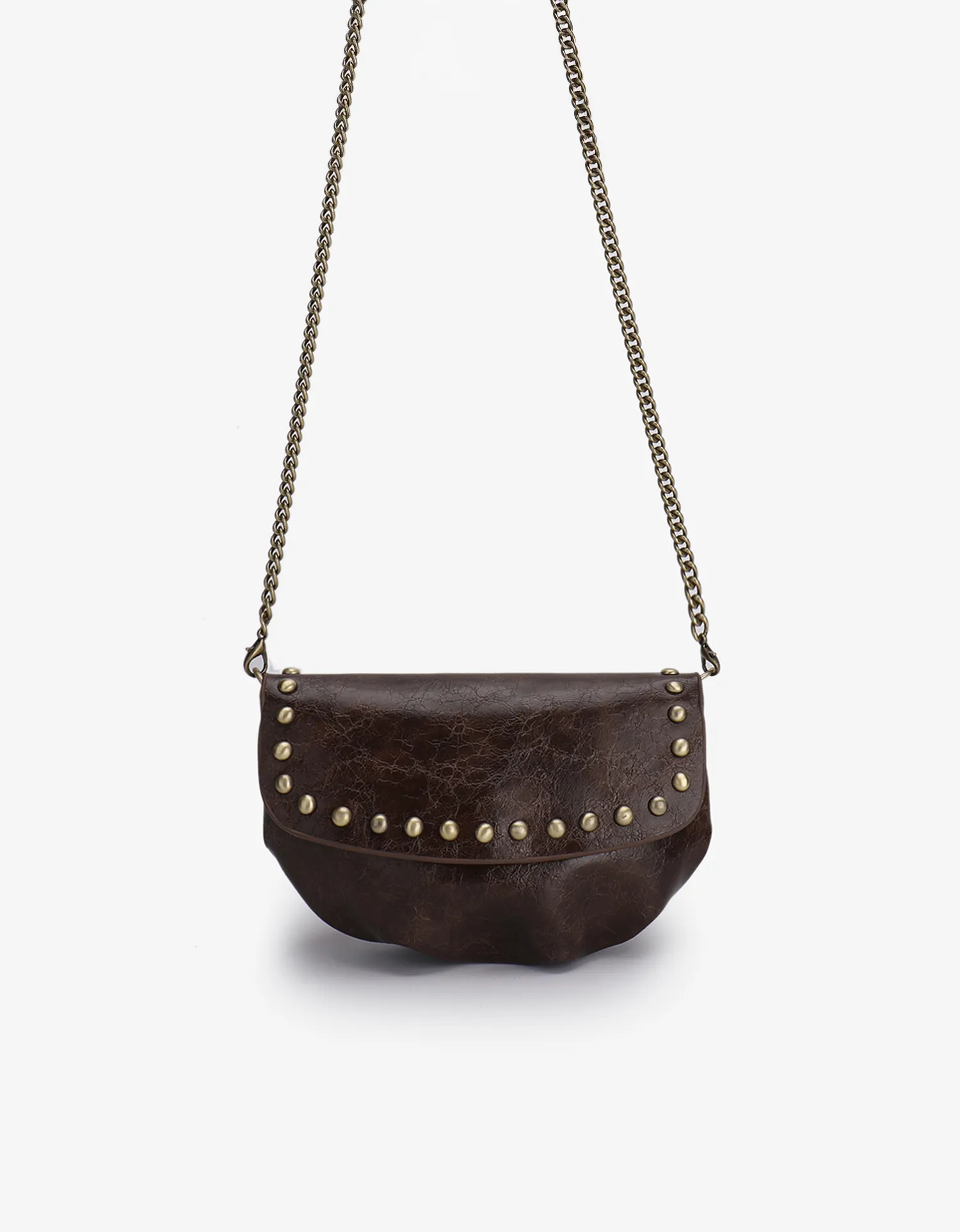 ETTA WAXED STUDDED ESPRESSO