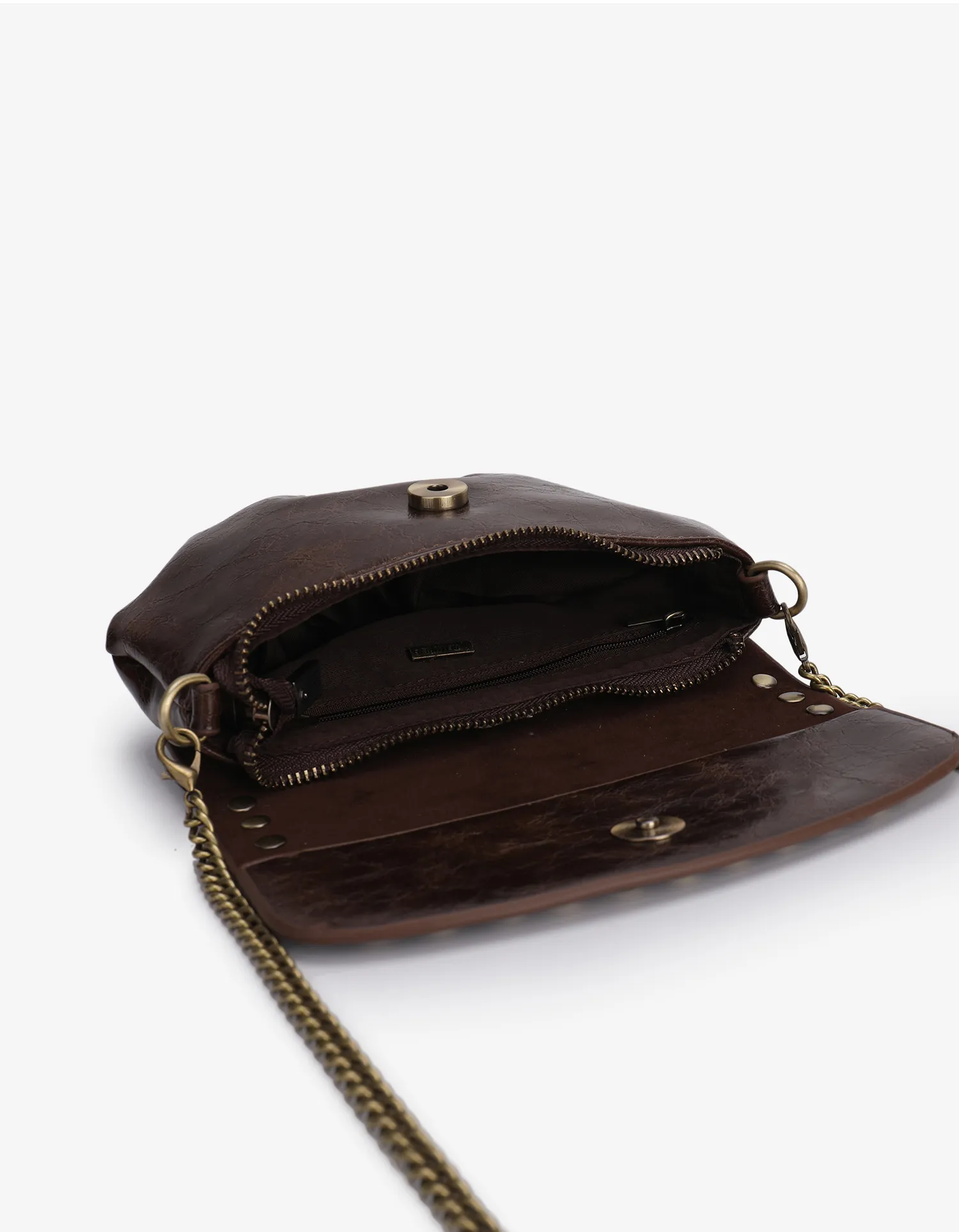 ETTA WAXED STUDDED ESPRESSO
