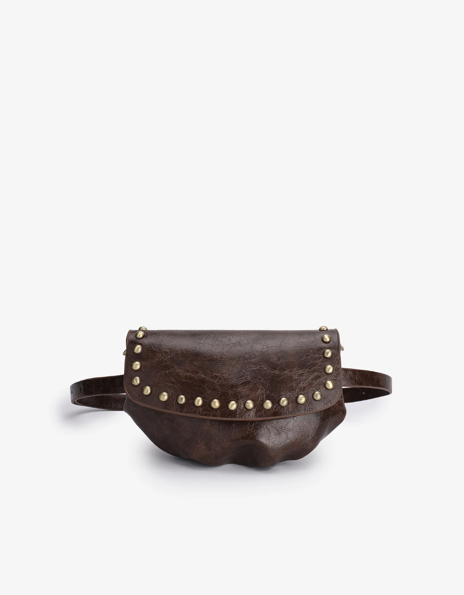 ETTA WAXED STUDDED ESPRESSO